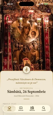 Pagina Acasă din Ortodoxia, cu recomandări și resurse duhovnicești